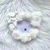 Cartoon Cats Ear Badge Holder 58mm Badge Case Plush Cats Ear Badge Pin Sleeve For Women Student And Cosplay Enthusiasts