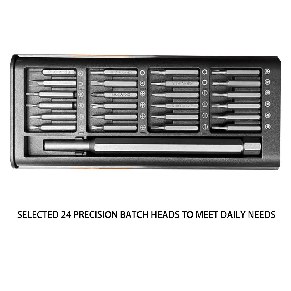 25-in-1 Präzisionsschraubendreher-Set Multifunktionales Haushalts-Demontagewerkzeug Mobiltelefon Notebook Computer Abmessung Fix