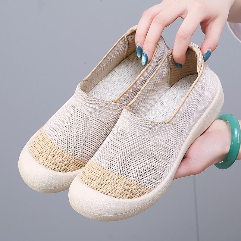 

Summer new versatile casual shoes soft sole not tired feet comfortable one-pedal shoes 35