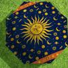 1pc Sun Moon Pattern Umbrella Design Automatic Opening and Closing Umbrella, High-quality Travel Umbrella,  c1128116