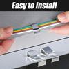 50PCS Trailer Frame Wire Clips - Frame Mount Light Wiring Clips for Boat Trai