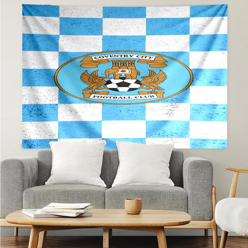 Newcastle United Crest Printed Printed Tapestry, for Bedroom,Livingroom, dormitory, Large Wall Decor, Fabric Decor Fan Birthday Gifts