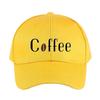 Coffee Bean Lover Caps Summer Adult Baseball Cap Adjustable with Curved Brim Duckbill Hat Protection Sun Hats