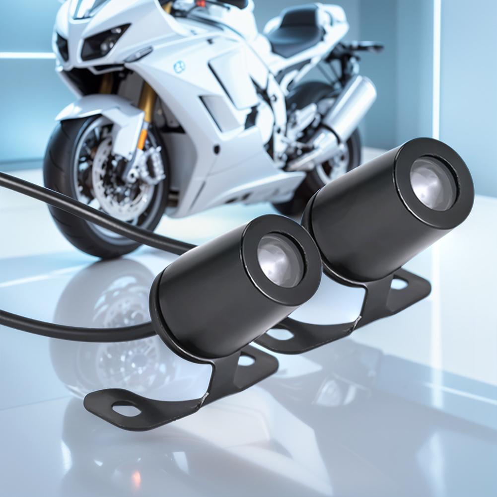 2Pcs LED Welcome Light Waterproof Angel Wings Projection Lights Super Bright Motorcycle Welcome Light 8-30V LED Carpet Underglow