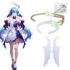 Robin Cosplay Game Honkai Star Rail Robin Cosplay Costume Anime 3D Print Dresses Wig  Role Play Uniform Full Set for Women Girls