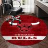 Personalized Chicago Bulls Round Chair Office Rug - Perfect for Mat, Office Chair & More - Ideal Gift for Birthdays and Holidays