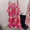Embroidery 3D Floral A-Line Skirt | European & American Fashion