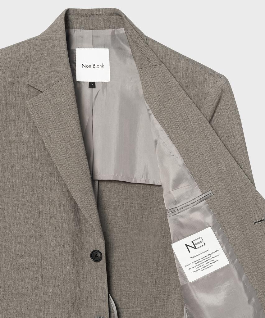 Nonblank [Summer] Drizzly Loose Fit Jacket_Taupe