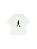 Blur People Overlapping Shadows Printed T-Shirts Men Women Creativity Summer Short Sleeve Street Style Oversized Casual Tops