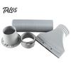 Easy Install Exhaust Adapter Air Conditioning Hose Adapter, AC Window Seal Flat Vent Kit for Casement Skylight Windows, 100mm Connector Portable