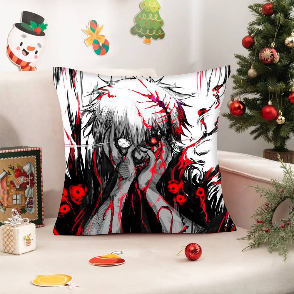 Kuddfodral kuddöverdrag vardagsrum soffor heminredning presenter Anime T-okyo Fear Ghoul söt