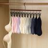 Wooden Wooden Storage Rack 10 Clips Socks Hanging Rack No Trace Drying Rack  Wardrobe Storage