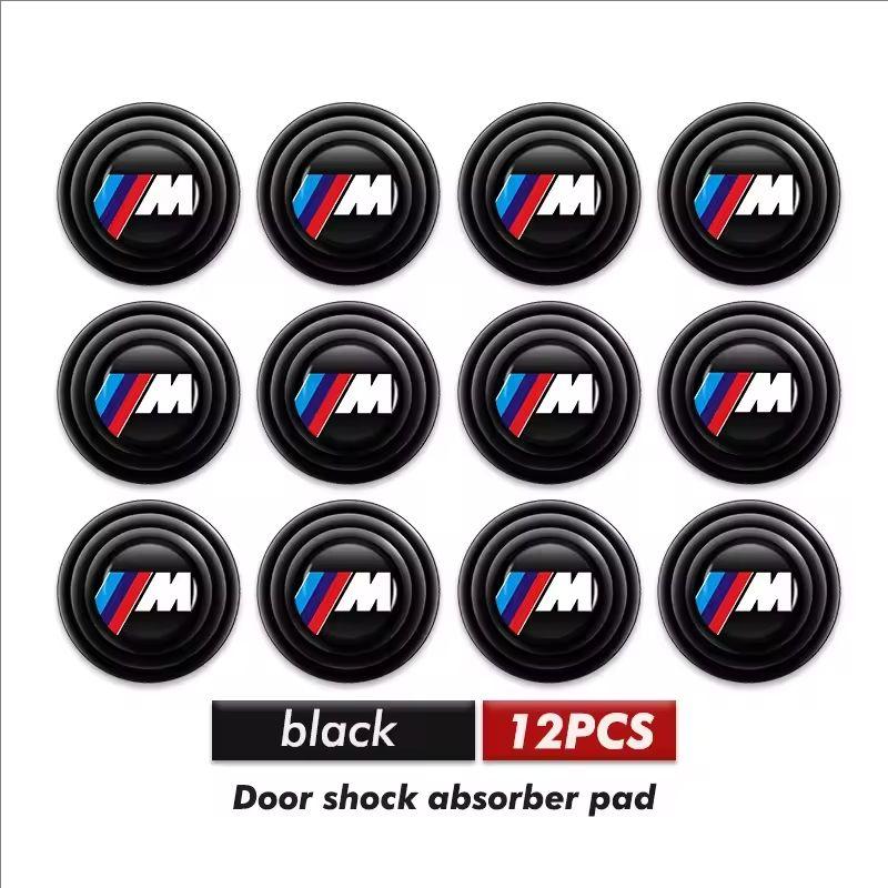 4/8/12pcs Car Silicone Anti-collision Door Shock Absorber Spacer Sticker For BMW M E34 E46 E39 E38 E90 E60 E36 F30 F30 F10 E92 DV1