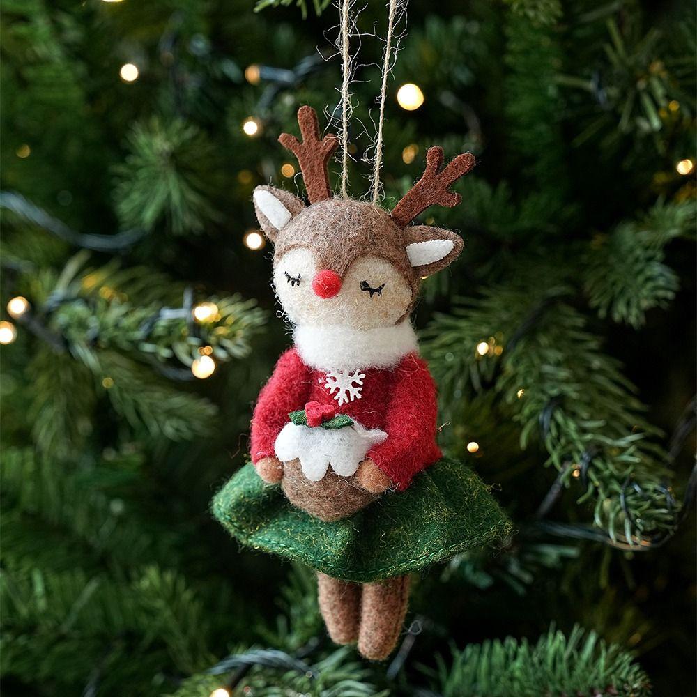 Vintage Style Christmas Tree Decorations Durable Christmas Tree Hanging Pendant Winter Season