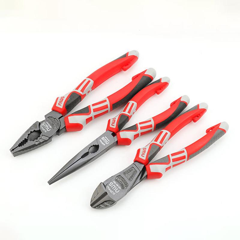 Universal Wire Cutter Needle Nose Crimping Plier Electrician Working Hardware Diagonal Pliers For Electricians