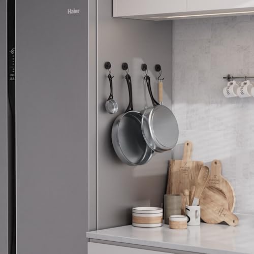 Homion Magnetic Hooks, Heavy Duty 3-Pack,Stainless