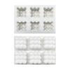 Silicone Mould with 6 Geometric Shape for Enthusiasts Making Candle Soap and Creative Projects