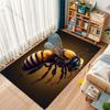 Bee Art Pattern Carpet for Living Room Bedroom Sofa Creative Doormat Home Decor Area Rugged Non-slip Mat Large Size