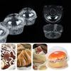 100pcs Transparent Cake Box Wedding Muffins Cupcake Packaging Box Fruit Dessert Slice Container Birthday Party Home Baking Decor