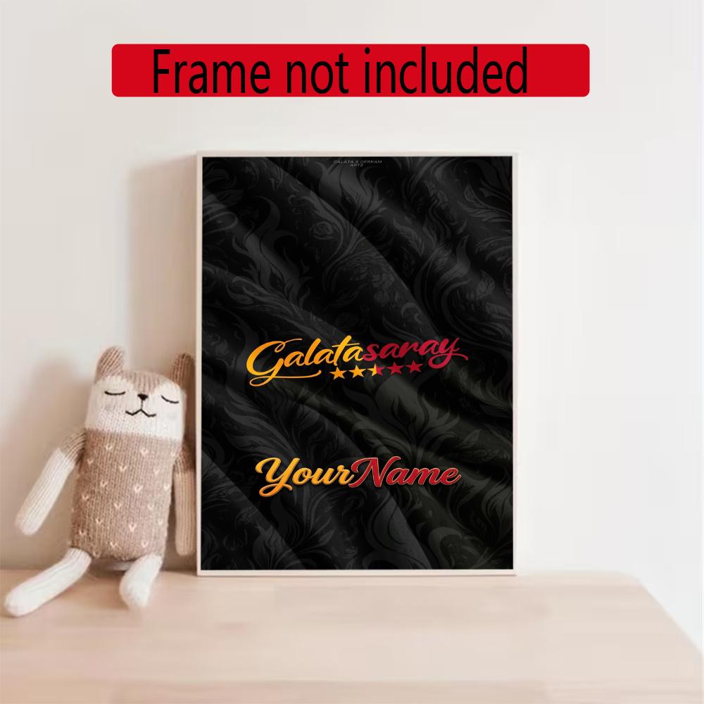 Galatasaray Customize Your Name Diamond Painting Round Diamond Diy Frameless Holiday Artwork Suitable For Home Office Wall Decoration