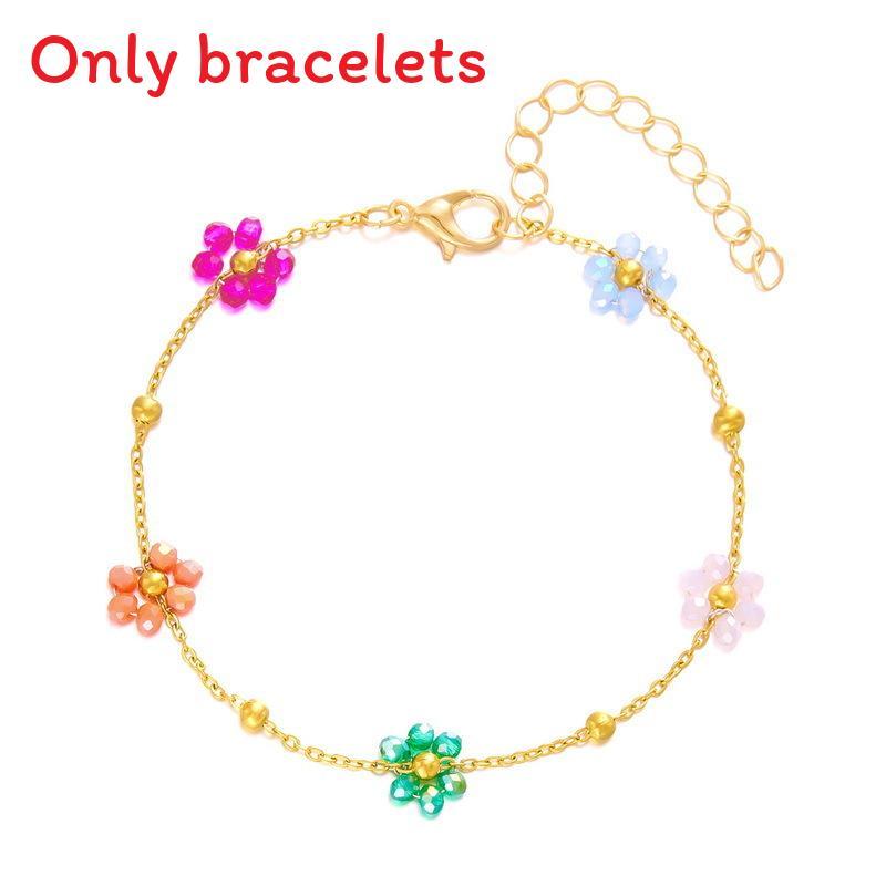 

Браслет «Вишневое сердце», дизайн с цветами и инкрустированными кристаллами, для путешествий и в подарок Flower