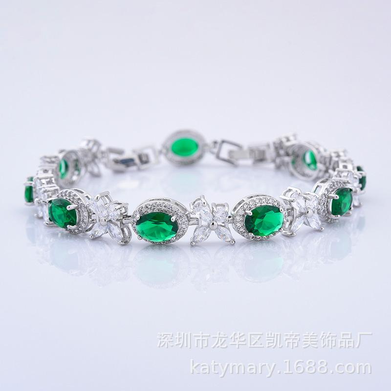 Casual Zircon Bracelet Girls Flower Light Luxury Exquisite Jewelry