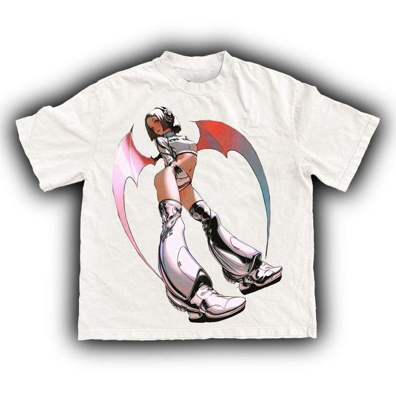 

Y2k Devil Graphic Printing Summer Luxury Brand Pure Cotton Men s and Women s T-shirt Short Sleeve Street Fashion Trend Harajuku S