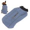 Dog Winter Vest Retro Thickening Warm Reflective Dog Cold Wther Jacket for Autumn Winter