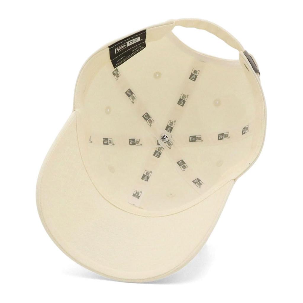 New Era Casual Classic Cotton Cap with Metal Flag Logo and Chrome Free CC Flag and CHR TTAN White, Wordmark,