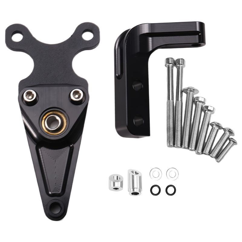 Motorcycle Steering Stabilizer Bracket Kit Damper Mounting Kit For Honda CBR650R CBR 650R -2024 Black