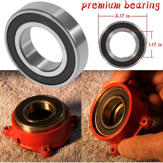 Raw Water Pump Repair Rebuild Kit Fit for 1999-2005 Volvo Penta Gas Sterndrive Replaces Johnson 09-5000