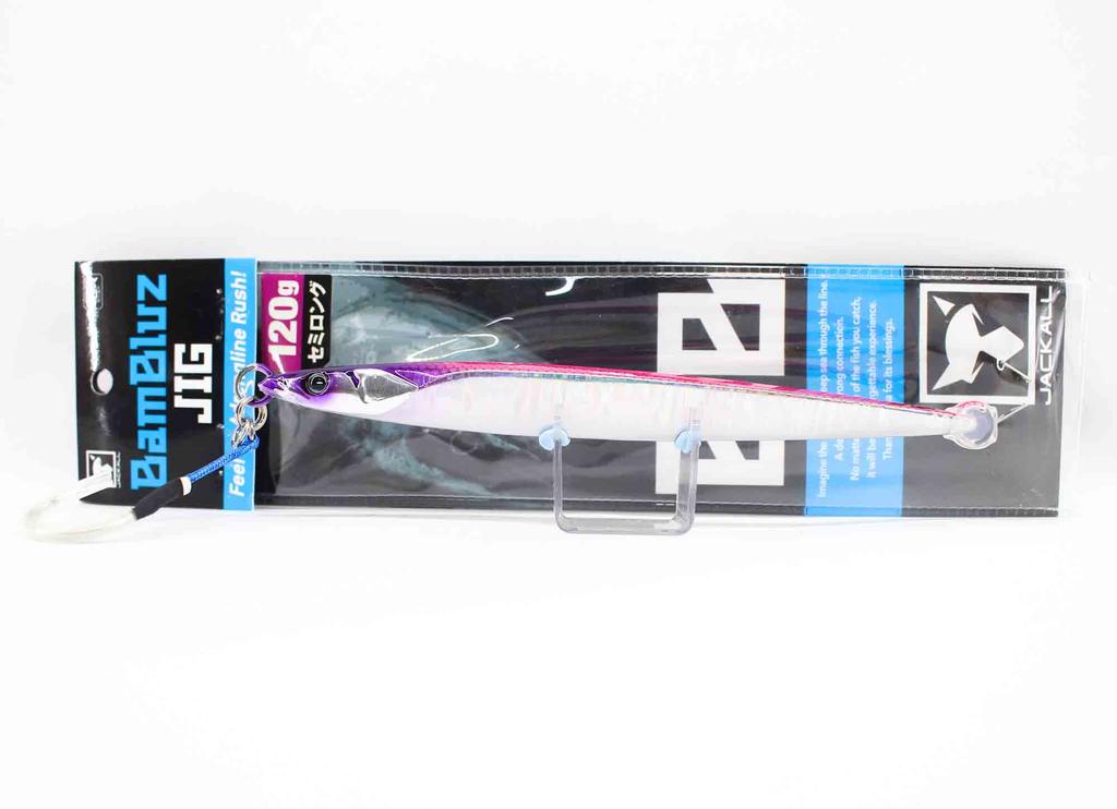 Jackall Metal Jig Bambluz Semi Long 120 grams Pink Back Magma (3580)