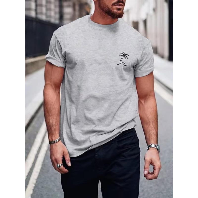 3D Print T ShirtColorful Graffiti Printed Men's Crewneck T-shirt Summer Daily Street Men's Casual T-shirt Outdoor Sports Men's Short-sleeved