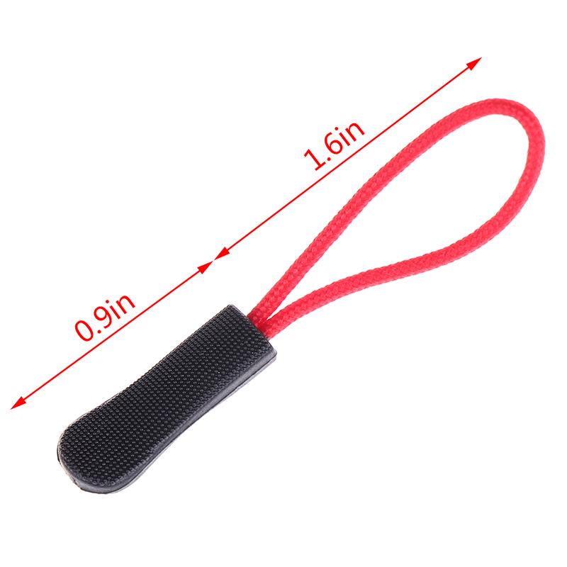 Outdoor Zipper Pull Puller End Fit Rope Tag Fixer Zip Cord Tab Replacement Clip