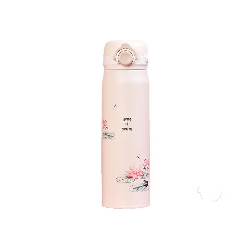 Chinese Style 304 Stainless Steel Pop-Up Insulated Bottle