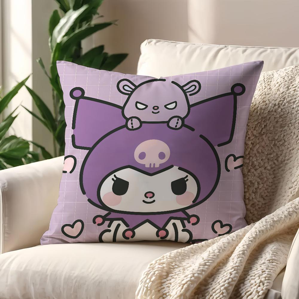 Kawaii KKuromiI Cute Cushion Cover For Pillow Printing Sofa Decoration Home Car Room Coffee Shop Office Nordic Simplicity