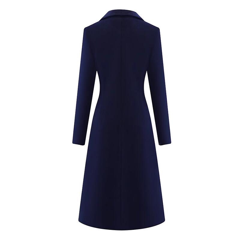 Teluoman New Chinese Style Professional Wool Blend Overcoat