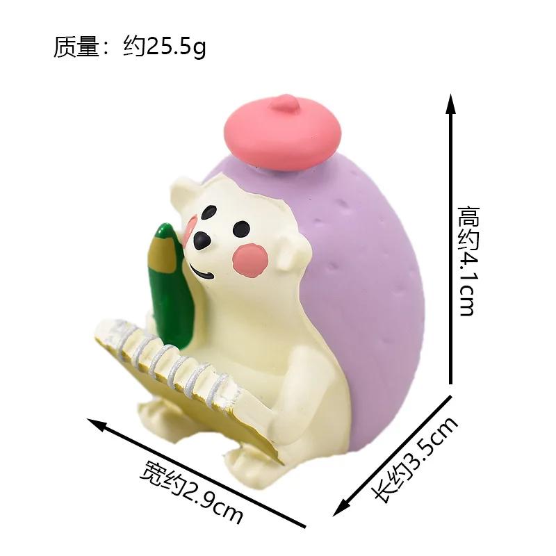 Japanese Groceries Zakka Spring Garden Series Home Decoration Creative Small Ornaments Resin Craft Toys Collectible Gifts