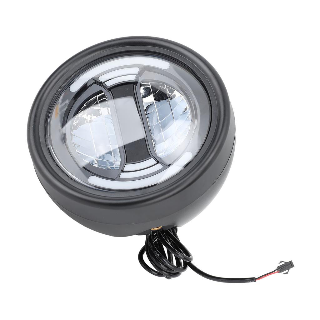 Reflektor do roweru elektrycznego ze złączem SM DH009 12V-48V Wodoodporny IPX6 Przedni reflektor do roweru elektrycznego na śnieg