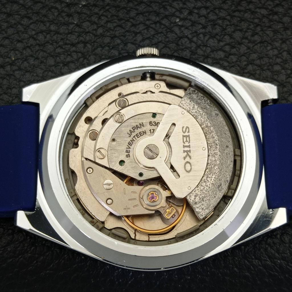 YENİLENMİŞ VINTAGE SEIKO 5 OTOMATİK JAPON ERKEK MAVİ KADRAN SAAT a434683-2