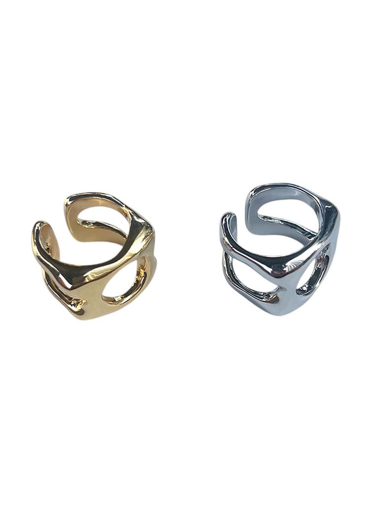 Anne Seoul Square Hollow Ring