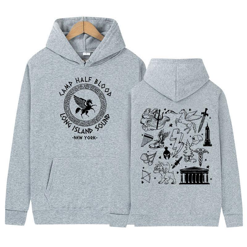 Percy Jackson Halbblut-Hoodie, Camp Long Island Sound, lässiger Pullover, Damenmode, Oversized-Sweatshirt
