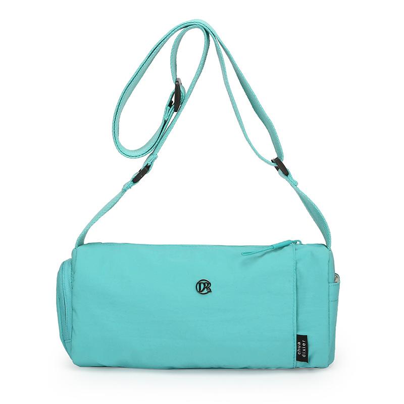 

Простая наплечная сумка для женщин, нейлоновая водоотталкивающая сумка-цилиндр, модная крутая сумка кроссбоди для поездок на работу, портативная ручная сумка