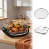 Taca chrupiąca do frytkownicy powietrznej Stojak na warzywa Zamiennik do Ninja Crispi Pro/FN101, Stal nierdzewna Ruszt chrupiący z drobną siatką, Stackable