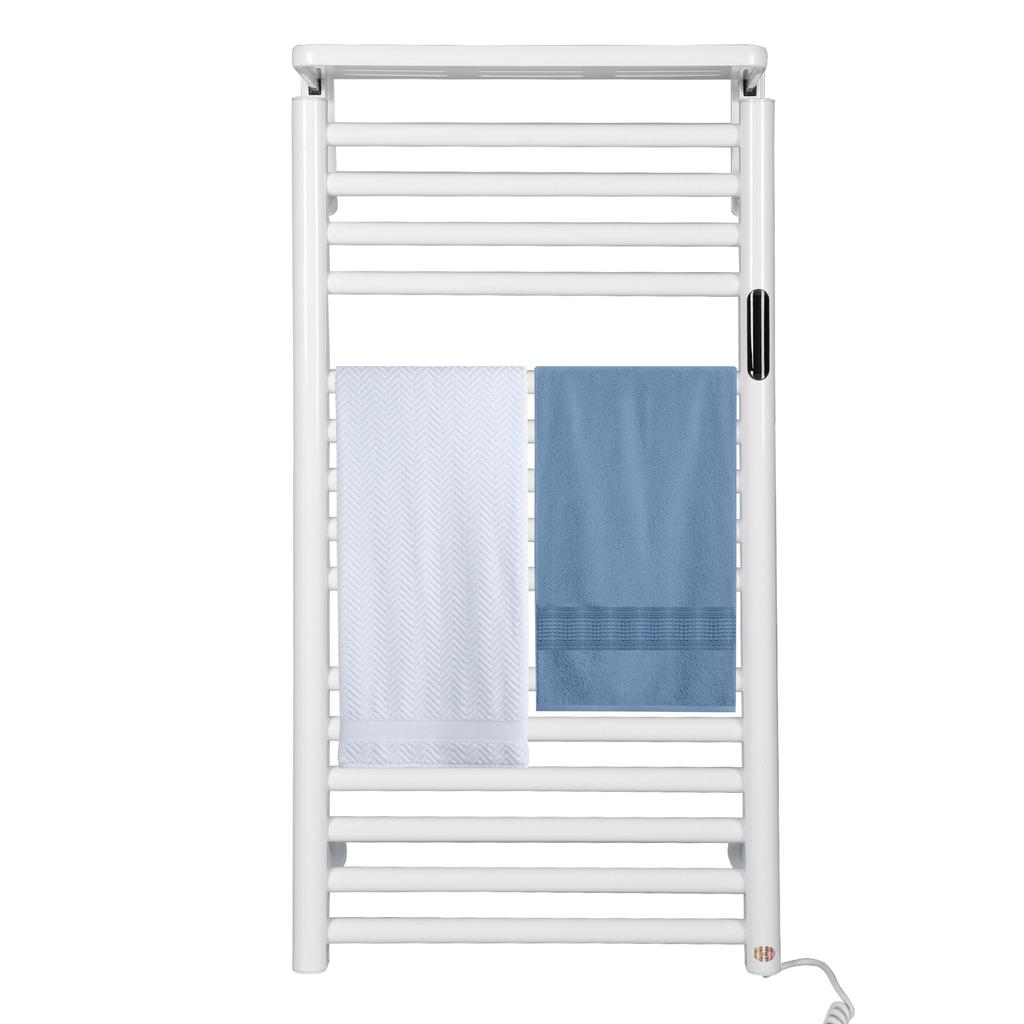 Warm electric heating towel drying rack