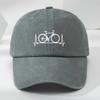 Spring and Summer Baseball Caps Men's and Women's Printed Soft Top Ins Versatile Washed Old Sunshade Cap Batch