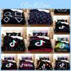 Tiktok Pattern 3d Printed Bedding Set Offering Stylish Design And Comfort In Multiple Sizes