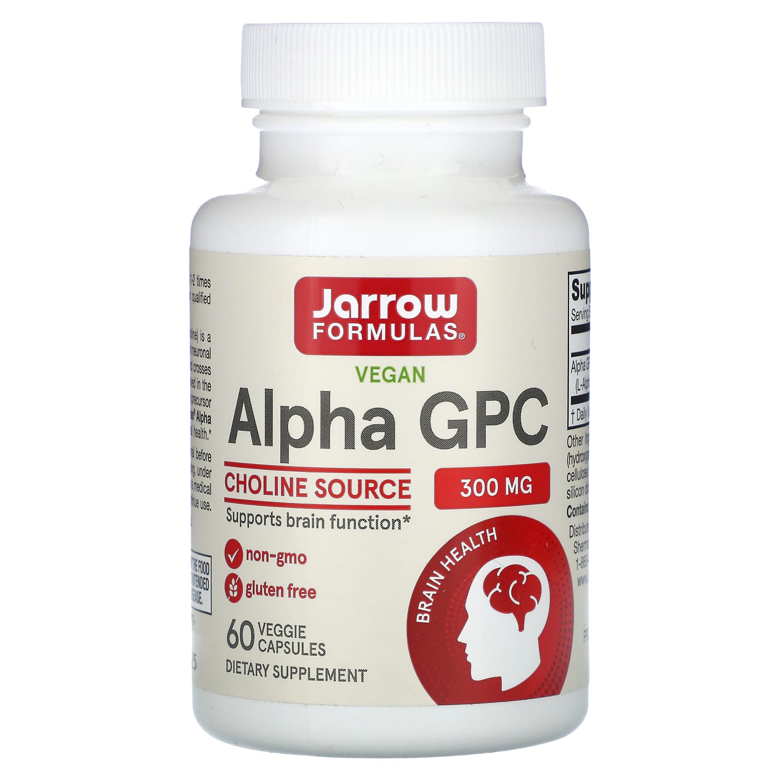 

Alpha-Gpc, 300Mg, 60 Veggie Caps