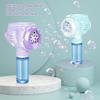 Automatic Bubble Guns with Light, Zealous 2pc High Output Bubble Machines with Bubble Solution & Bubble Concentrate,Handheld Battery Operated Bubble