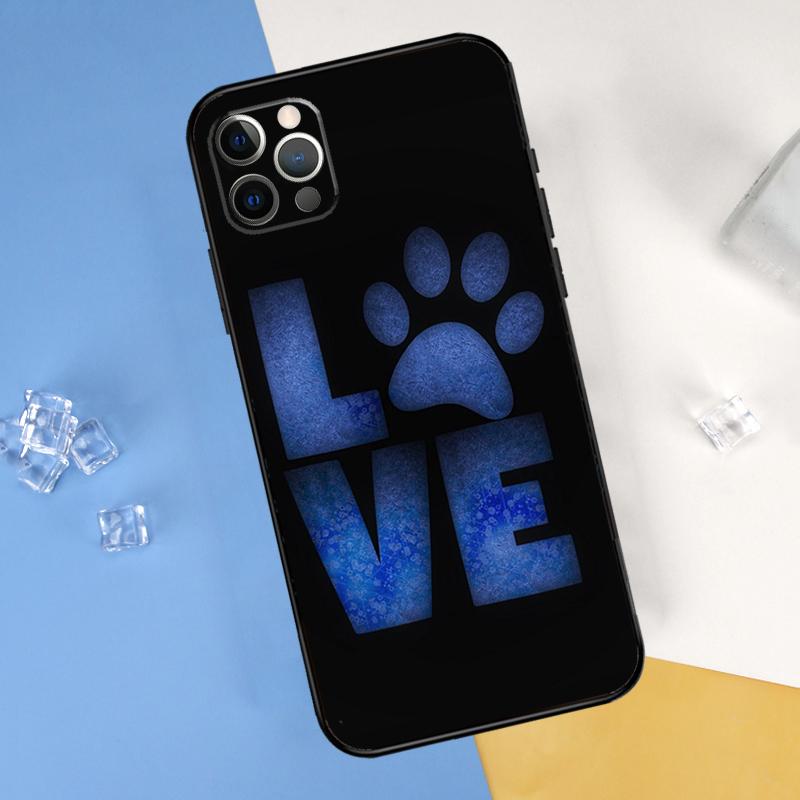 Dog Paw Phone Case For iPhone 15 Pro 16 Pro 11 13 14 Pro Max 12 Mini XR 16 15 Plus 16e Cover Shell